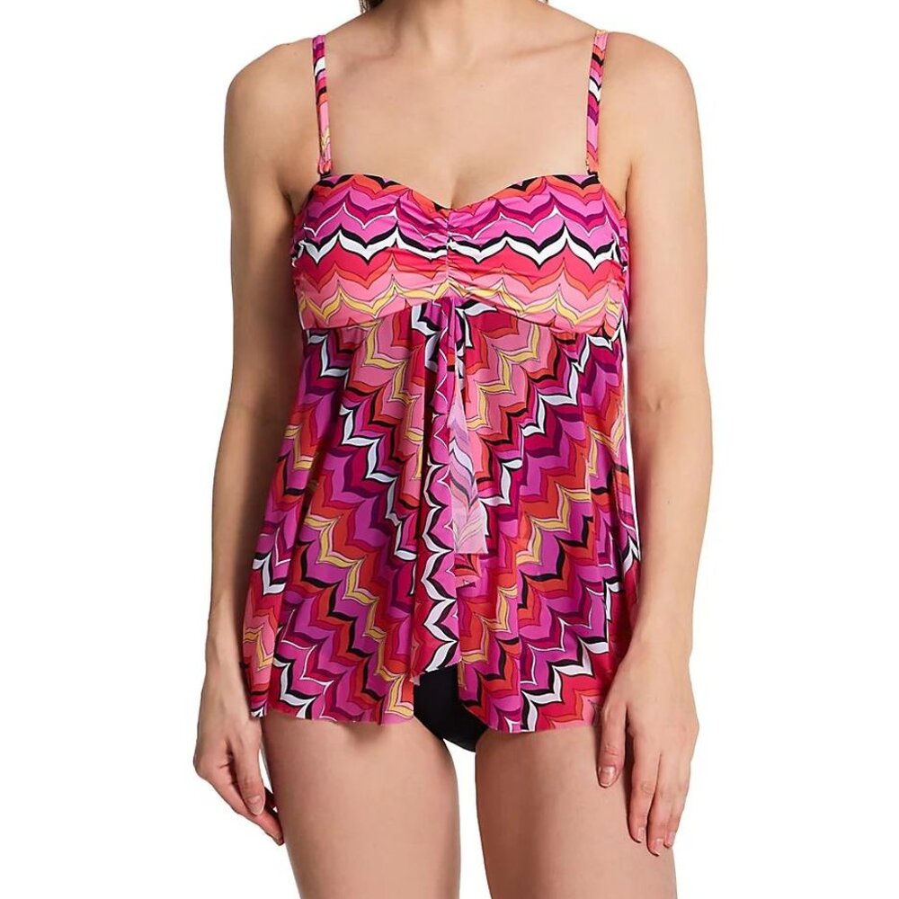 NWT Profile by GottexPalm Springs Bandeau One Piece Swimsuit - Picture 3 of 7